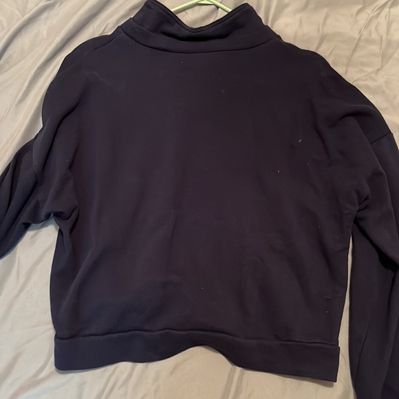 Cropped Laguna collared sweatshirt - Picture 3 of 3
